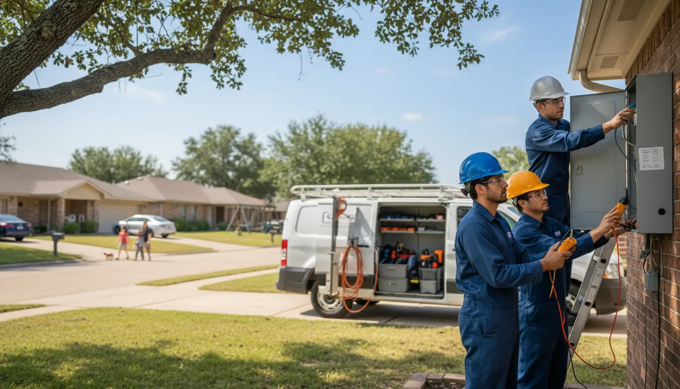 Certified electrician providing emergency electrical services in Sheffield, IA